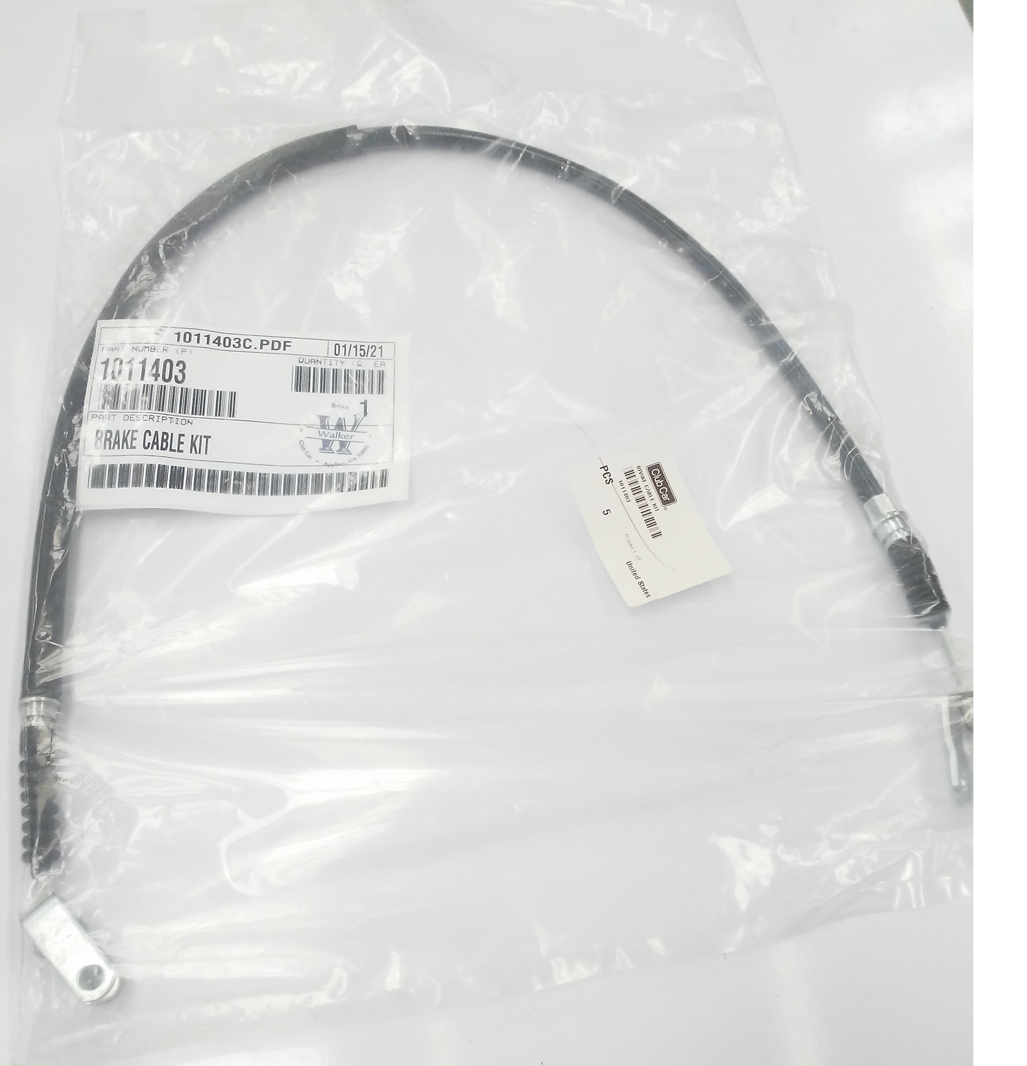 Chicote de frenos de dos orejas