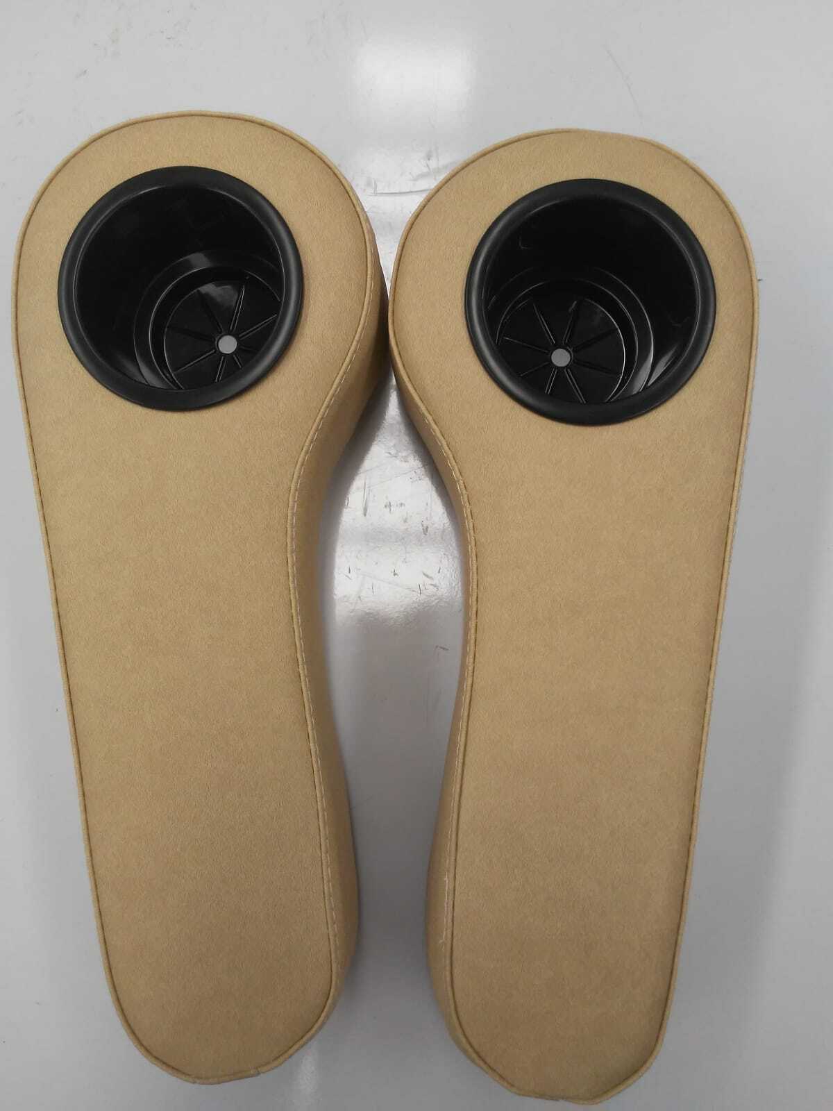 Par de descansa brazos color beige universal