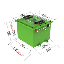 Kit de batería profesional cuadrada Bolt Energy de 51 V y 60 Ah