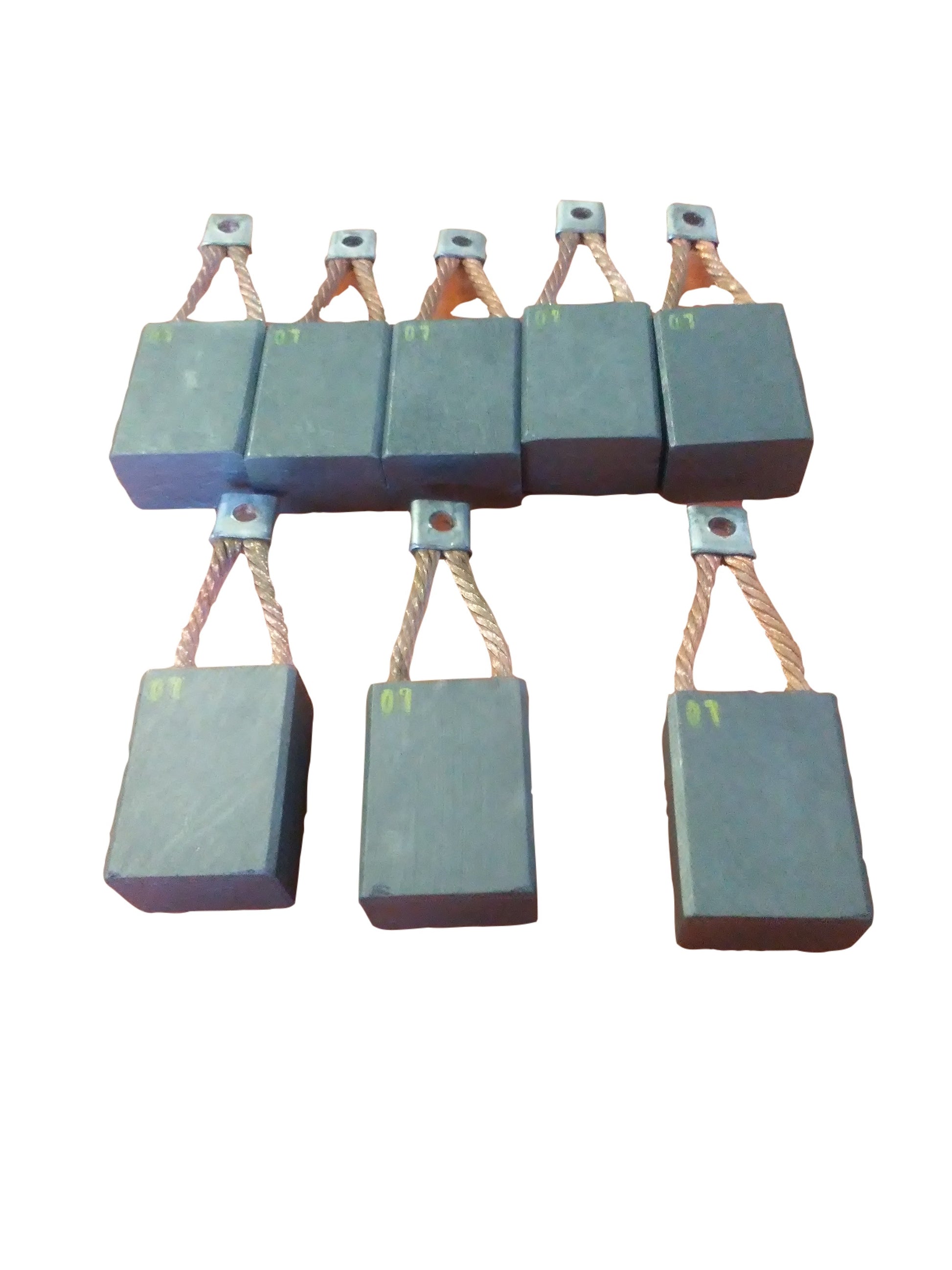 kit de carbones para generador de carryall 3.7 hp 2014-actual; Compatible con villager 2009-aá±o actual