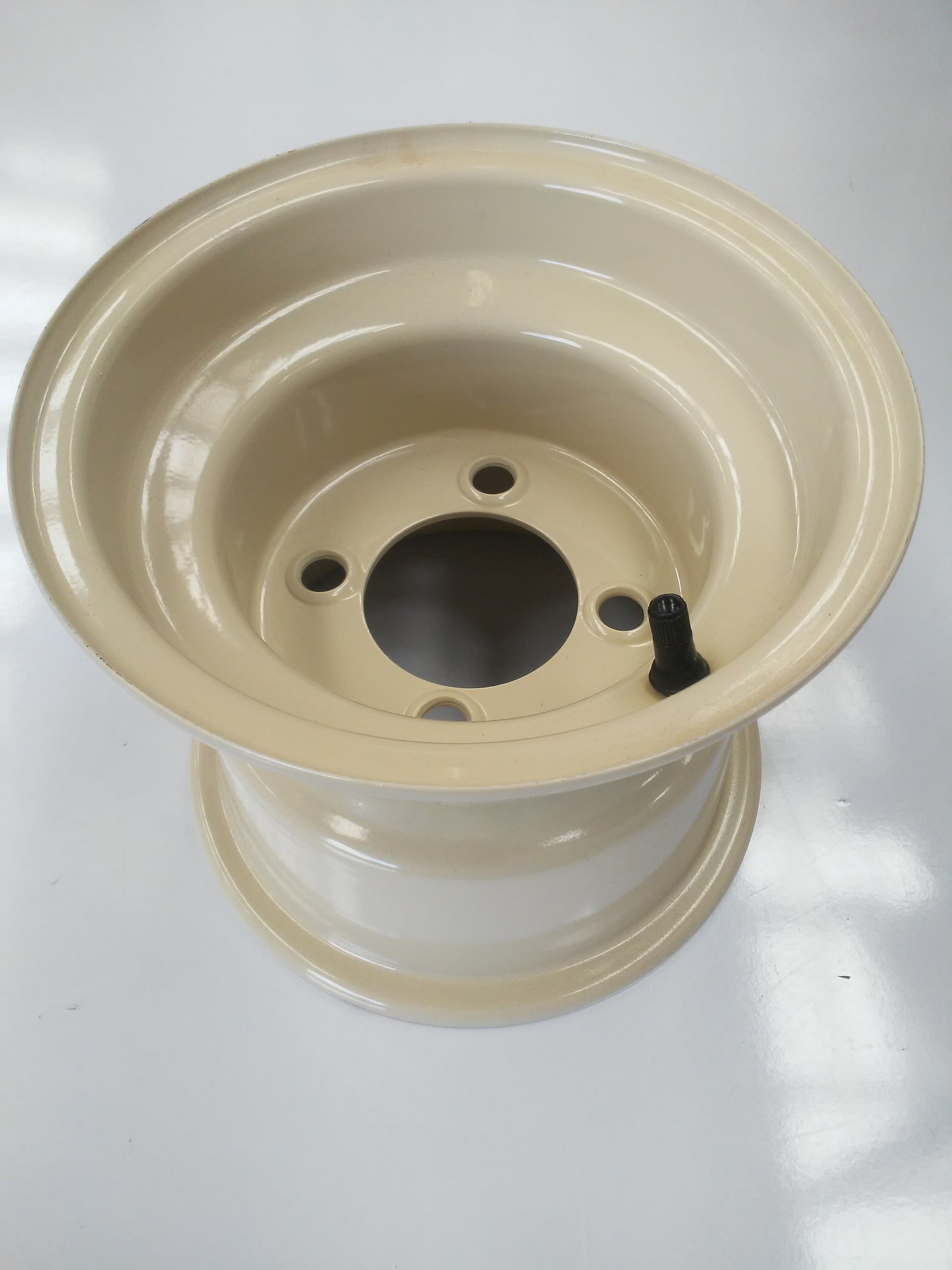 Rin beige de acero 8"