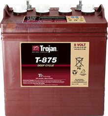 Bateria de ciclado profundo de 8 volts tr 875 marca trojan