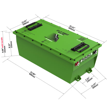 Kit de batería profesional Bolt Energy de 51 V y 160 Ah