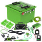 Kit de batería profesional cuadrada Bolt Energy de 51 V y 60 Ah
