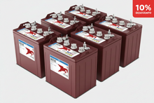 Banco de 6 Baterías trojan de 8 volts