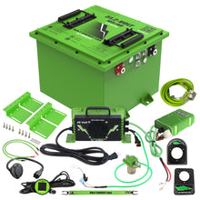 Kit de batería profesional cuadrada Bolt Energy de 51 V y 105 Ah